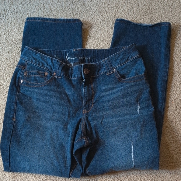 Lane Bryant Straight Leg Genius Fit Jeans Size 14 Average - Picture 1 of 8